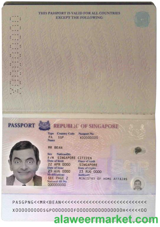 Singapore pass (2006-2017)